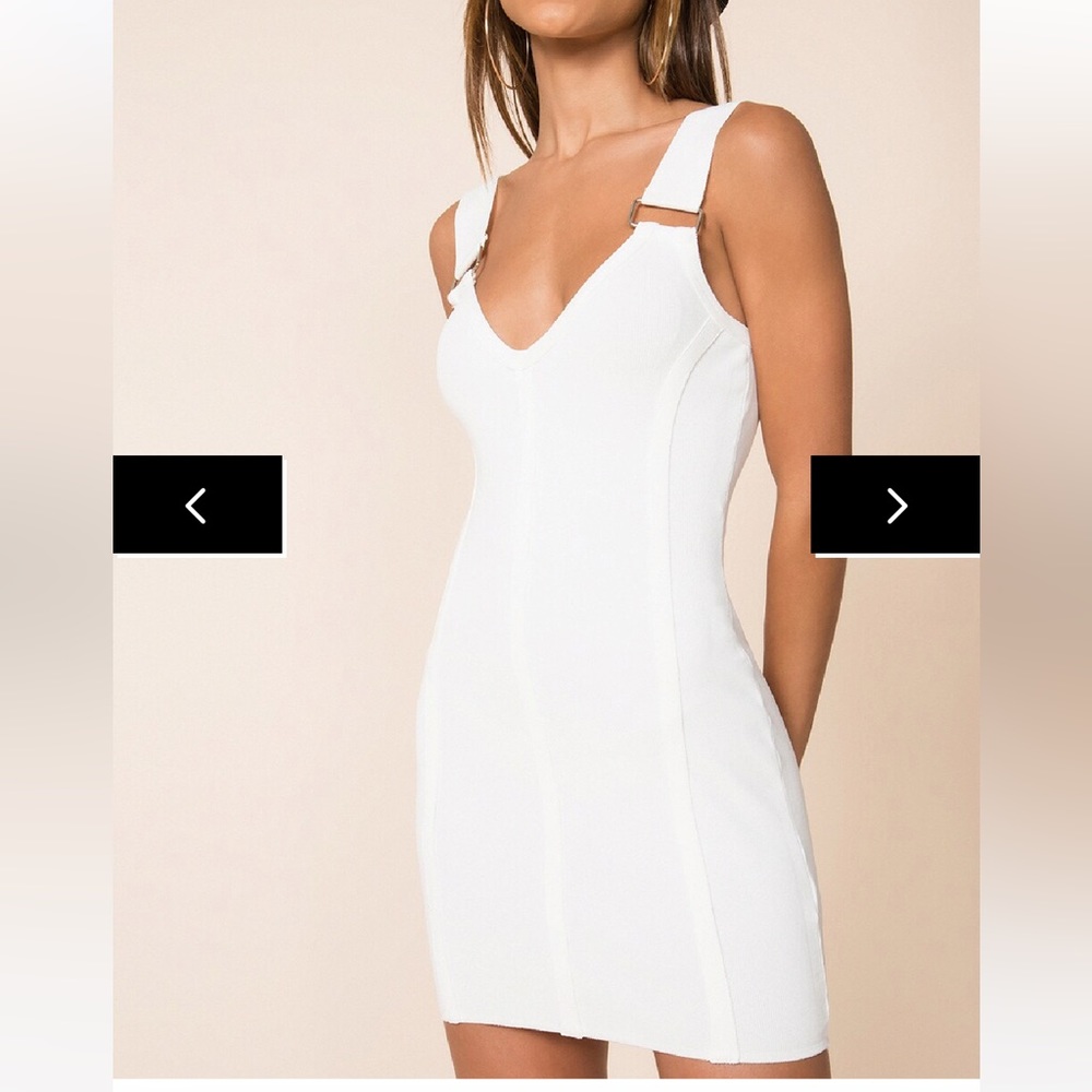 superdown lina mini dress in white